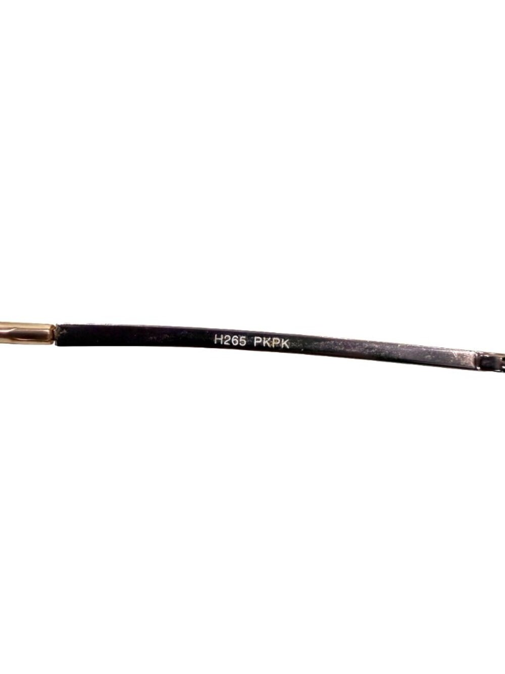Halston Frames Only Rectangular Glasses 265 PKPK Pink Metal Frame Colors in Opti - Picture 7 of 7